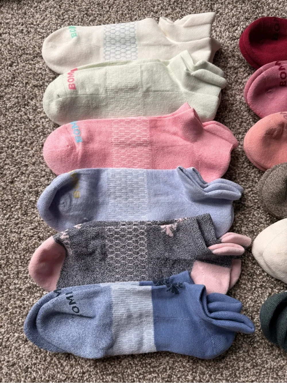 Bombas Women's large No-Show Sock Bundle NWT
